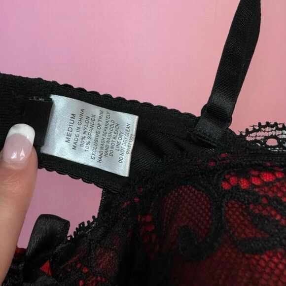 Rampage Women's Red and Black Corset - Picture 8 of 8